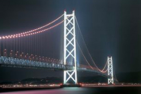 明石海峡大橋 季節のライトアップ