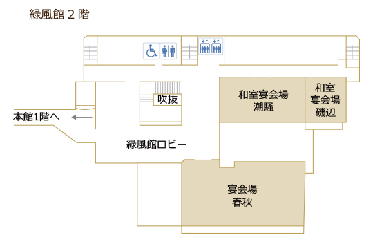 緑風館2階