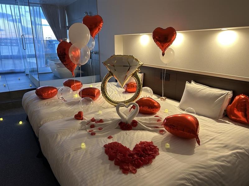 【特別な日を彩る】バルーン装飾でサプライズ演出プラン＜朝食付＞