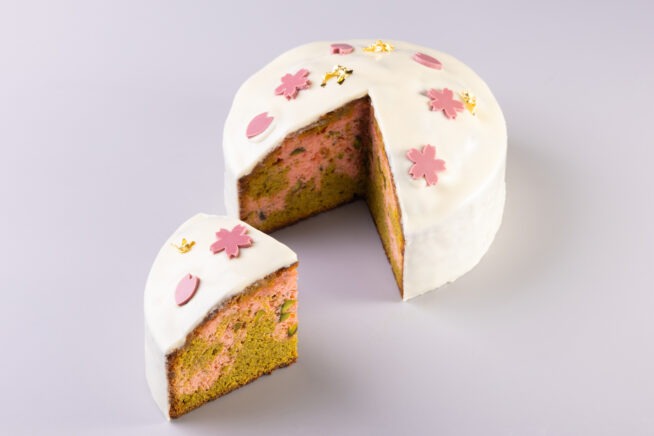 桜とピスタチオのケーク
