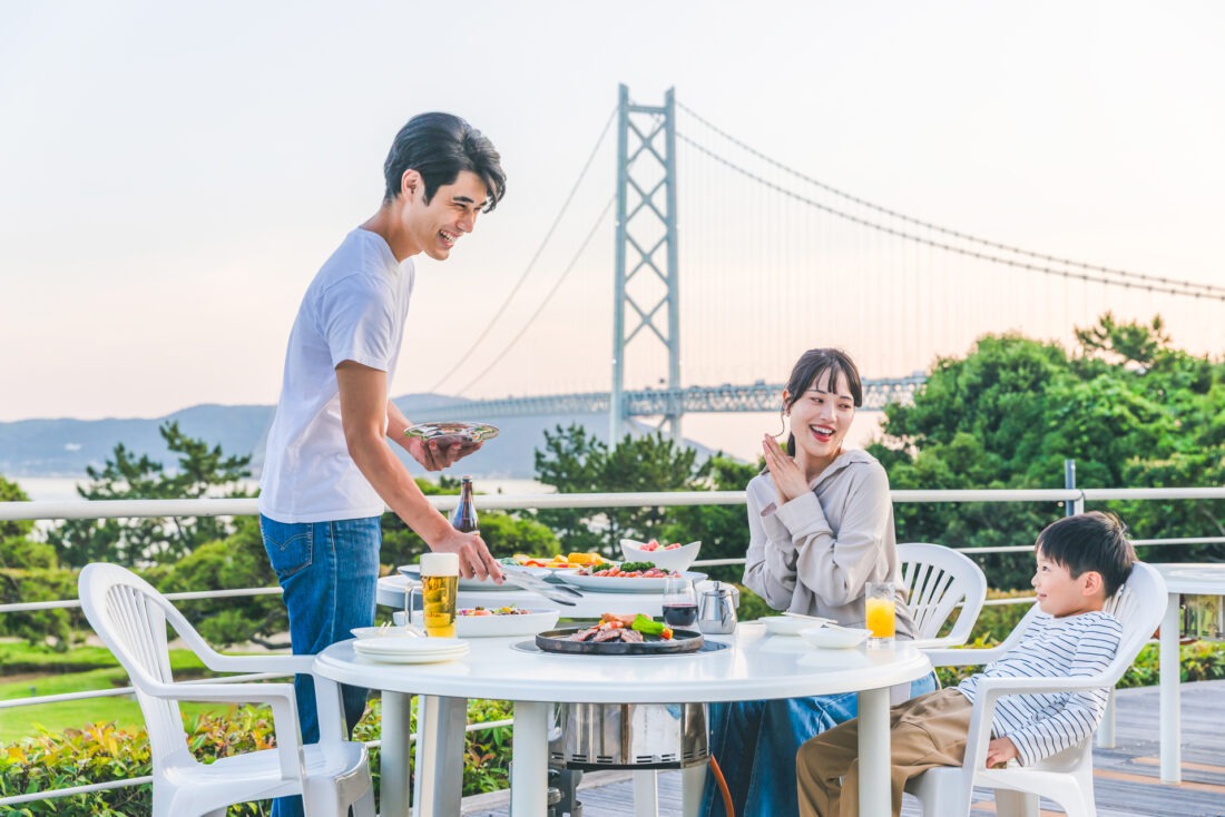 【夏の風物詩】明石海峡を望む絶景テラスで楽しむ「ガーデンバーベキュー＆ブッフェボード」開催