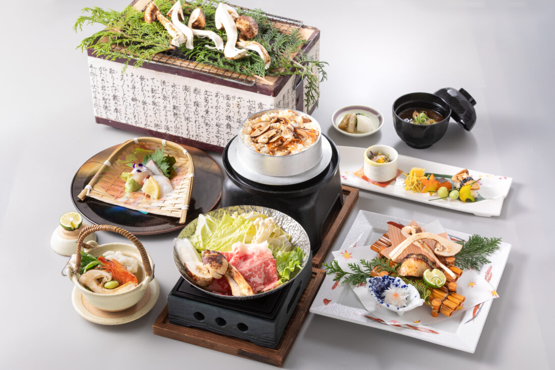 秋の味覚の王様を堪能「有栖川謹製 松茸会席」